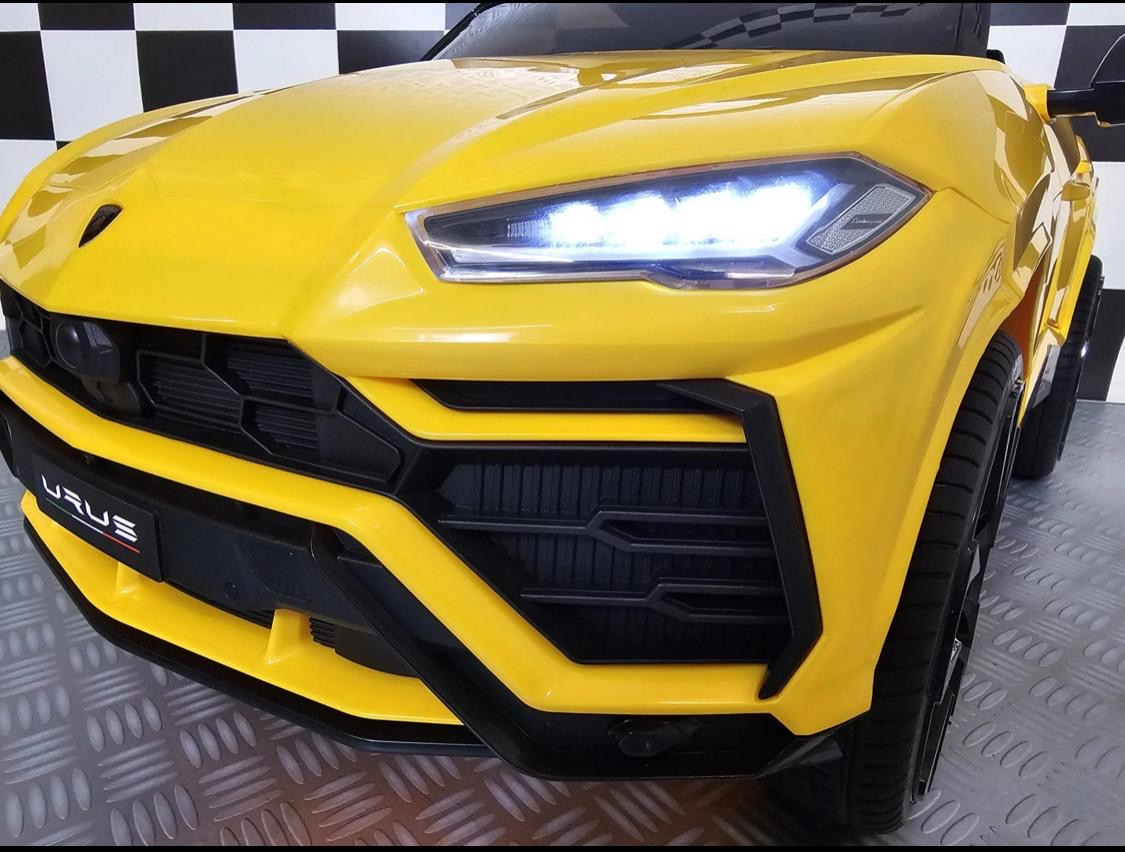 Auto elettrica per bambini Lamborghini Urus 12V gialla