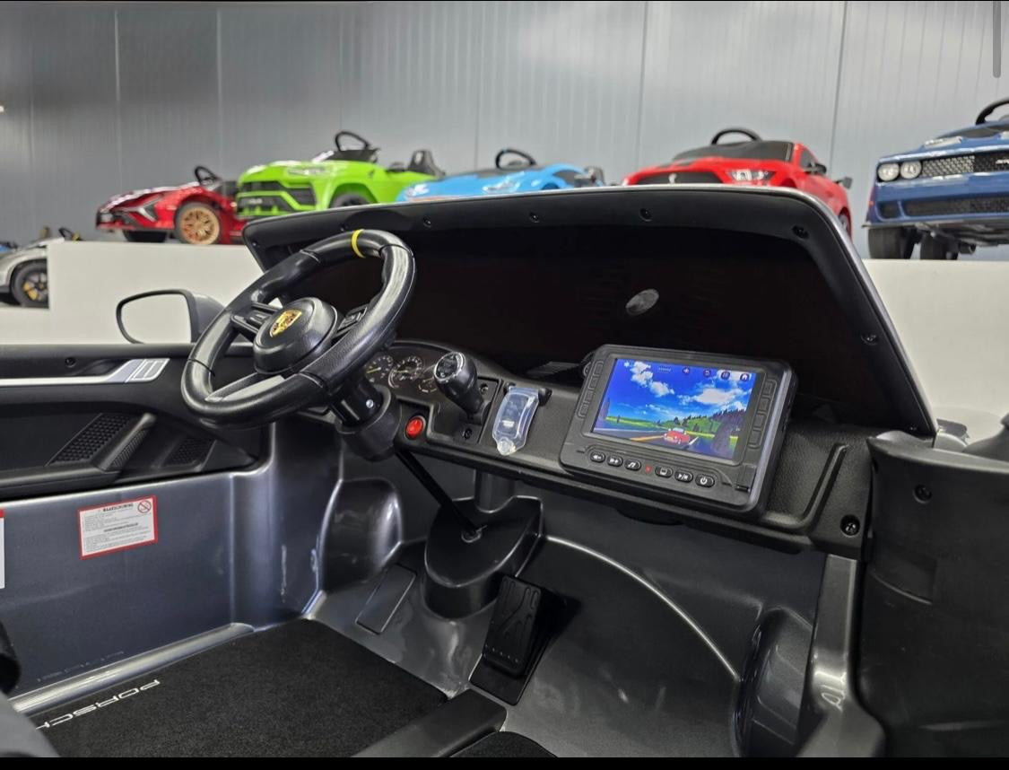 Auto elettrica per bambini Porsche 911 GT3 24V grigia metallizzata