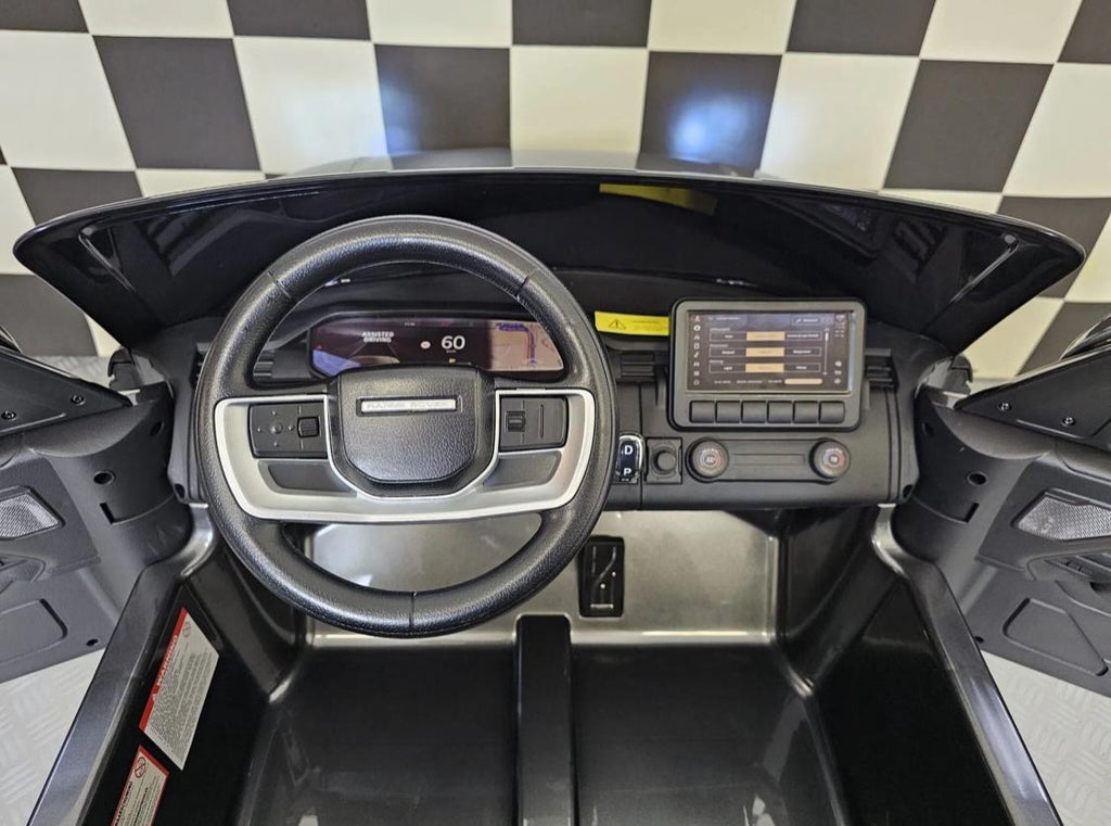 Auto elettrica per bambini Range Rover Vogue 24V grigio metallizzato