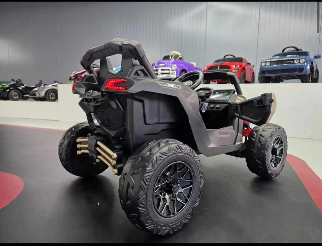 Buggy elettrico per bambini Can-Am Maverick 12V khaki