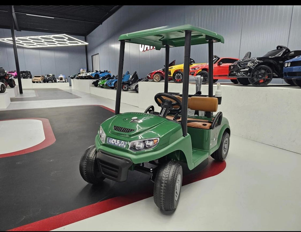 Golf cart elettrico per bambini 24V verde