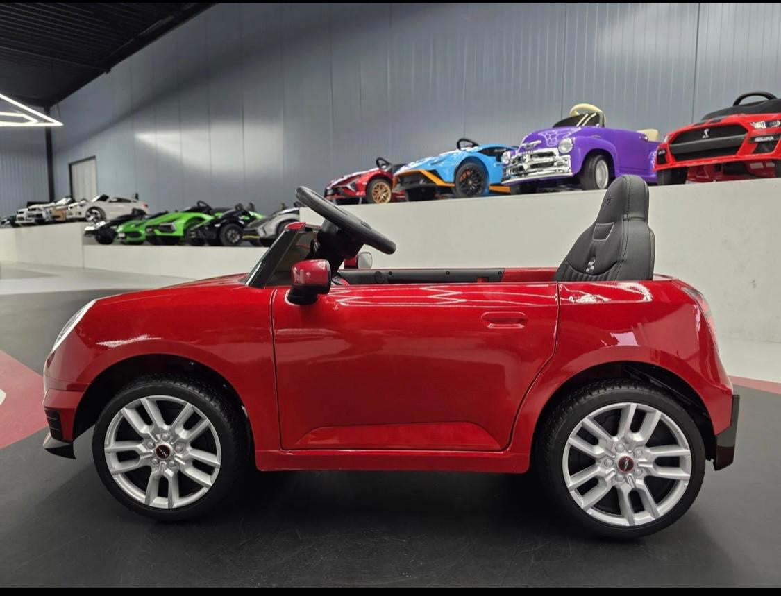 Mini Cooper S Elettrica per Bambini 12V Rosso Metallizzato
