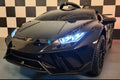 Auto elettrica per bambini Lamborghini Huracan 12V nero metallizzato
