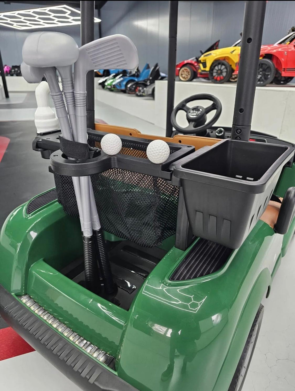 Golf cart elettrico per bambini 24V verde