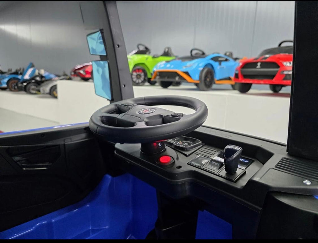 Camion elettrico per bambini Scania 12V blu
