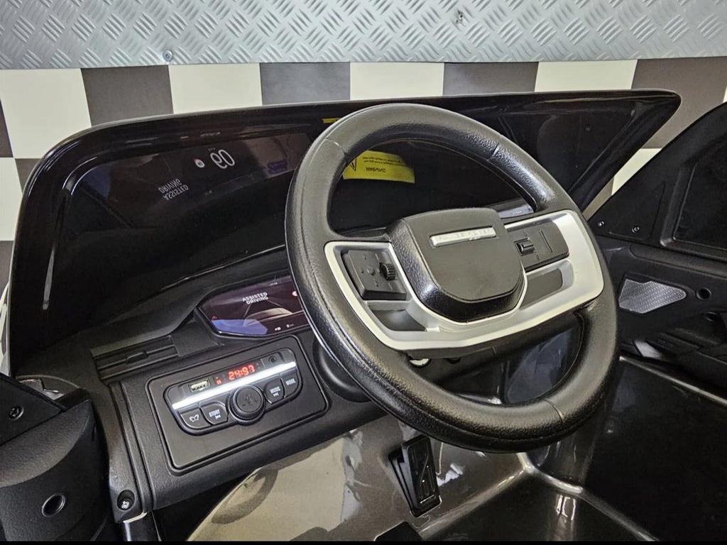 Auto elettrica per bambini Range Rover Vogue 24V grigio metallizzato
