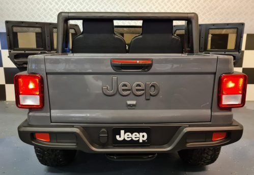 Jeep Gladiator elettrica per bambini 2 posti 12V camouflage verde