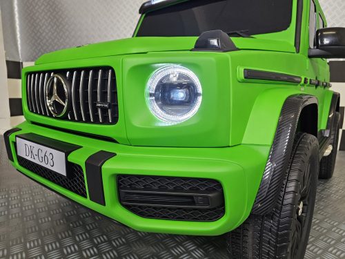 Auto elettrica per bambini Mercedes G63 AMG 24V verde opaco 2 posti