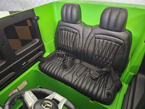 Auto elettrica per bambini Mercedes G63 AMG 24V verde opaco 2 posti