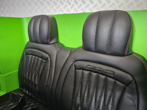 Auto elettrica per bambini Mercedes G63 AMG 24V verde opaco 2 posti