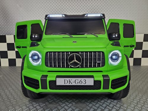 Auto elettrica per bambini Mercedes G63 AMG 24V verde opaco 2 posti