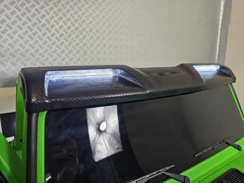Auto elettrica per bambini Mercedes G63 AMG 24V verde opaco 2 posti