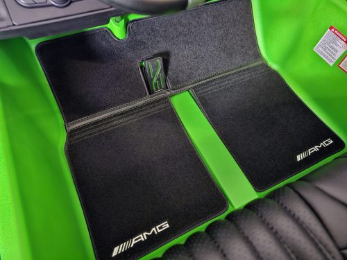 Auto elettrica per bambini Mercedes G63 AMG 24V verde opaco 2 posti
