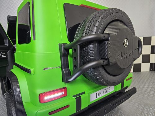Auto elettrica per bambini Mercedes G63 AMG 24V verde opaco 2 posti