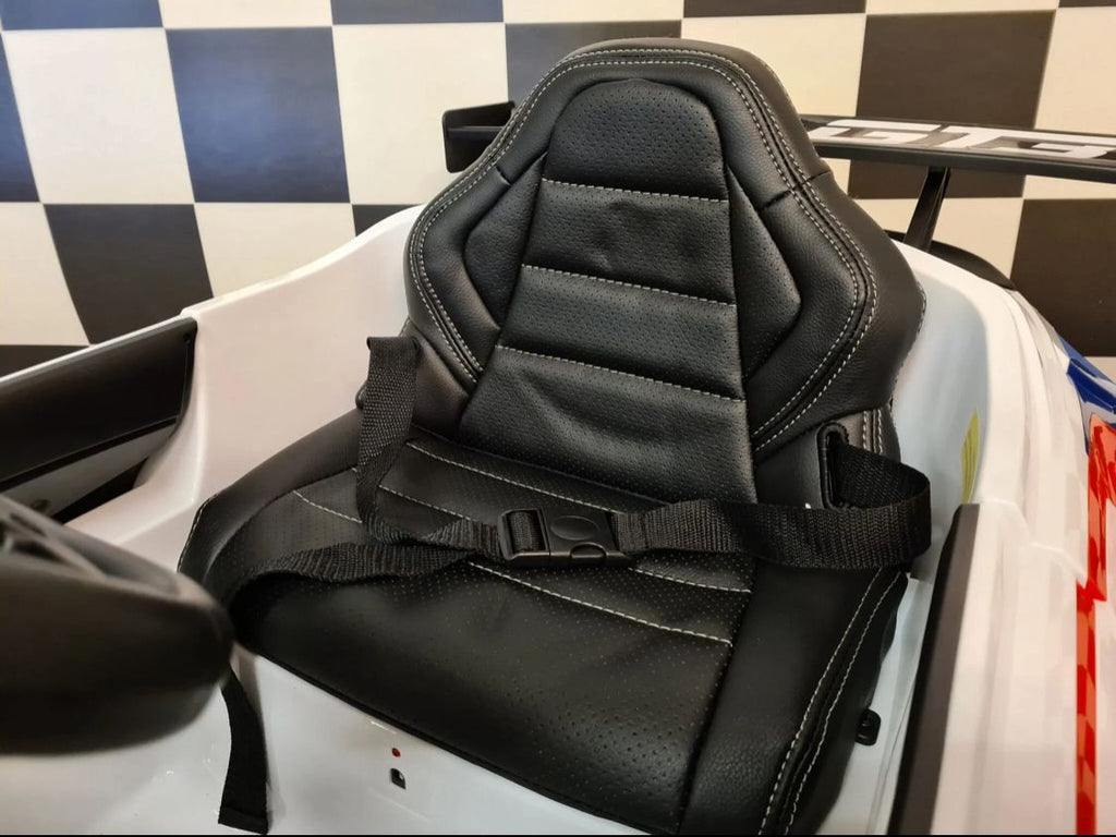 BMW M6 GT3 Elettrica per Bambini 12V Bianca