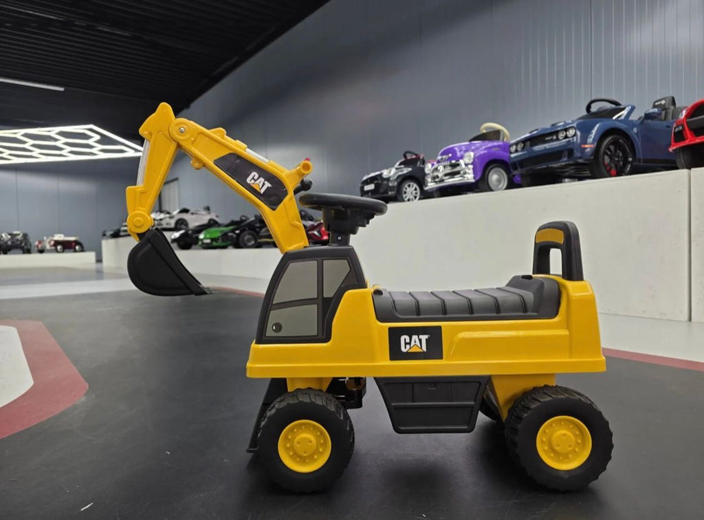Escavatore cavalcabile Caterpillar per bambini
