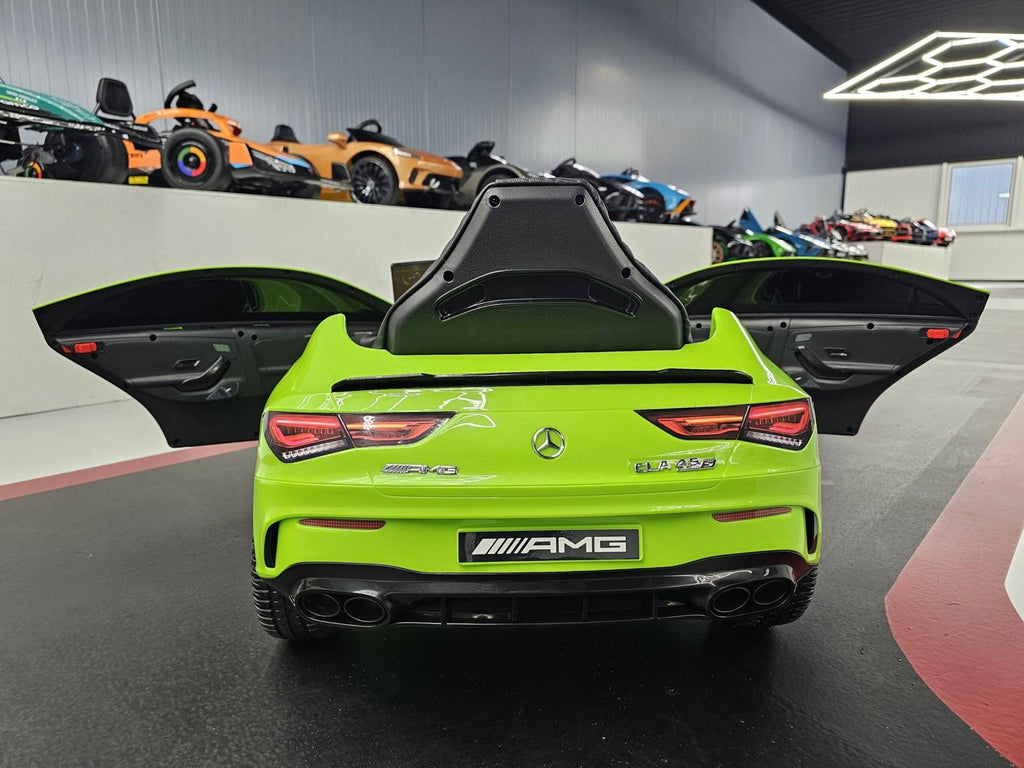 Mercedes CLA 45 Elettrica per Bambini 12V Verde
