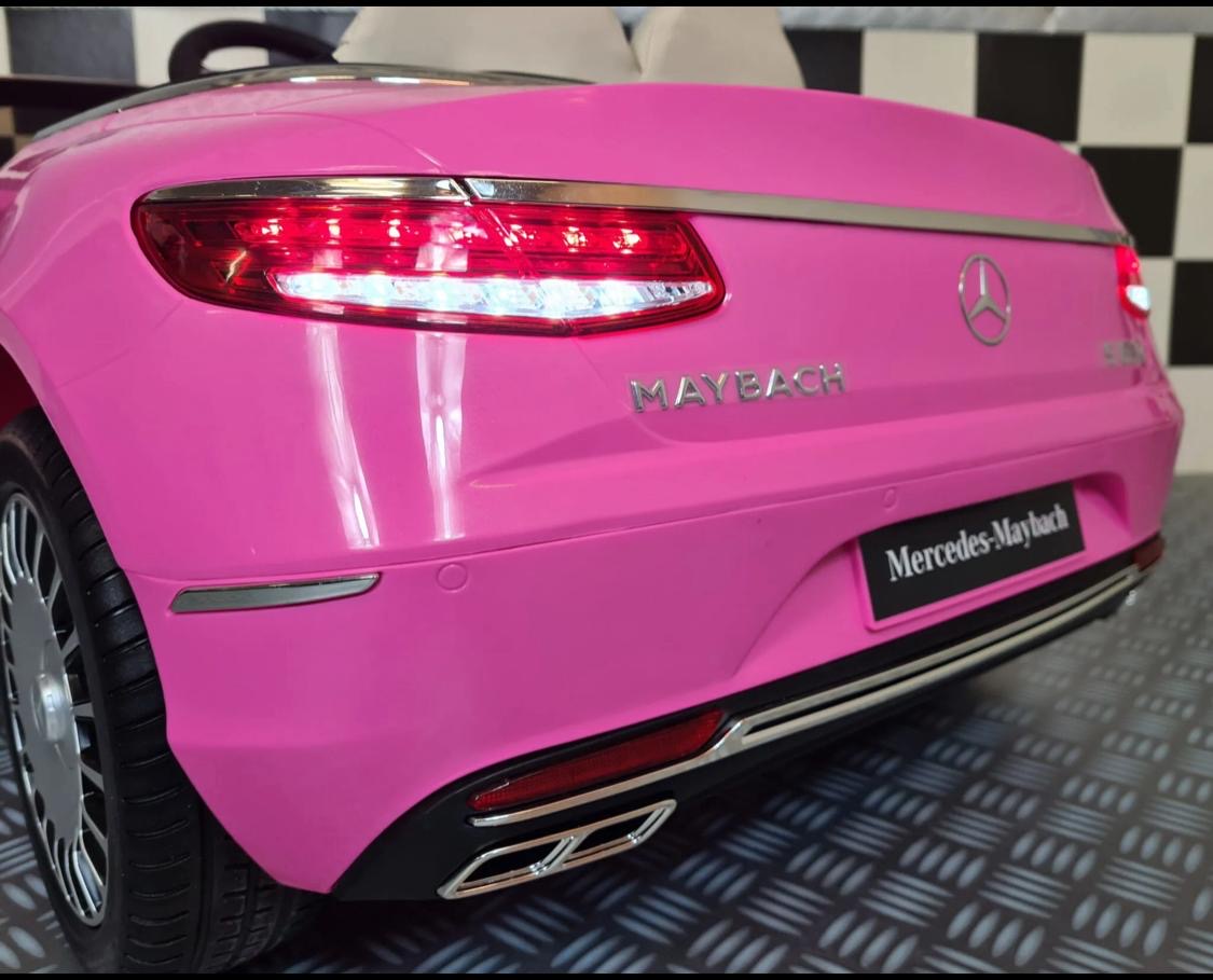Mercedes Maybach S650 Elettrica per Bambini 12V Rosa