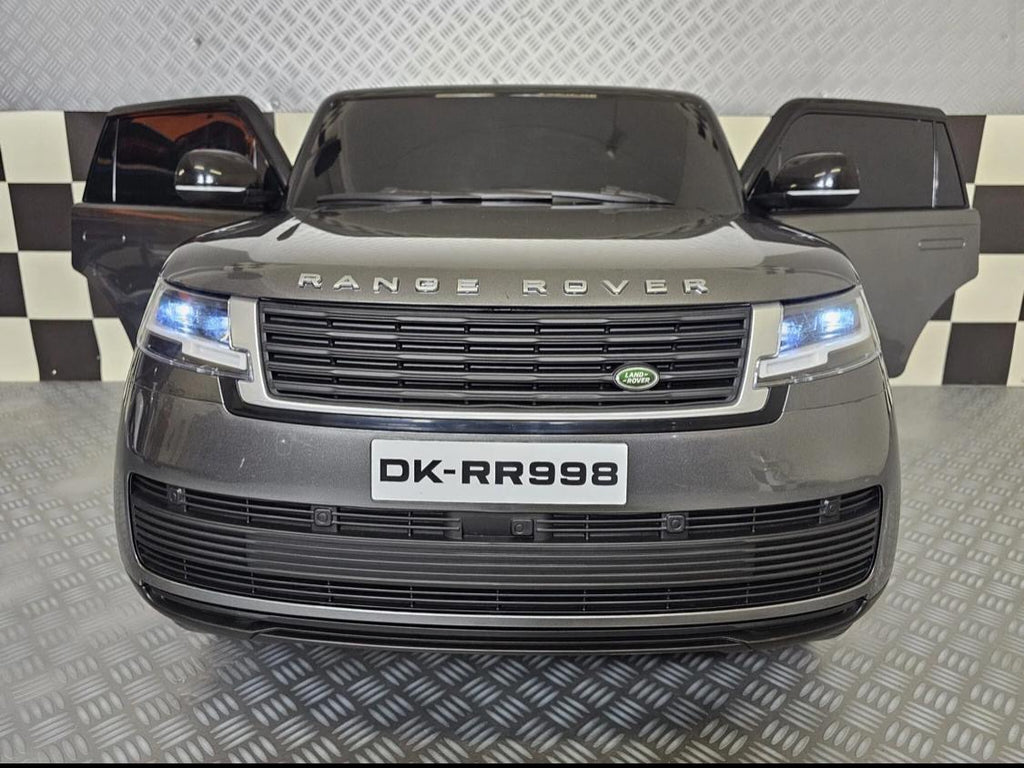 Auto elettrica per bambini Range Rover Vogue 24V grigio metallizzato