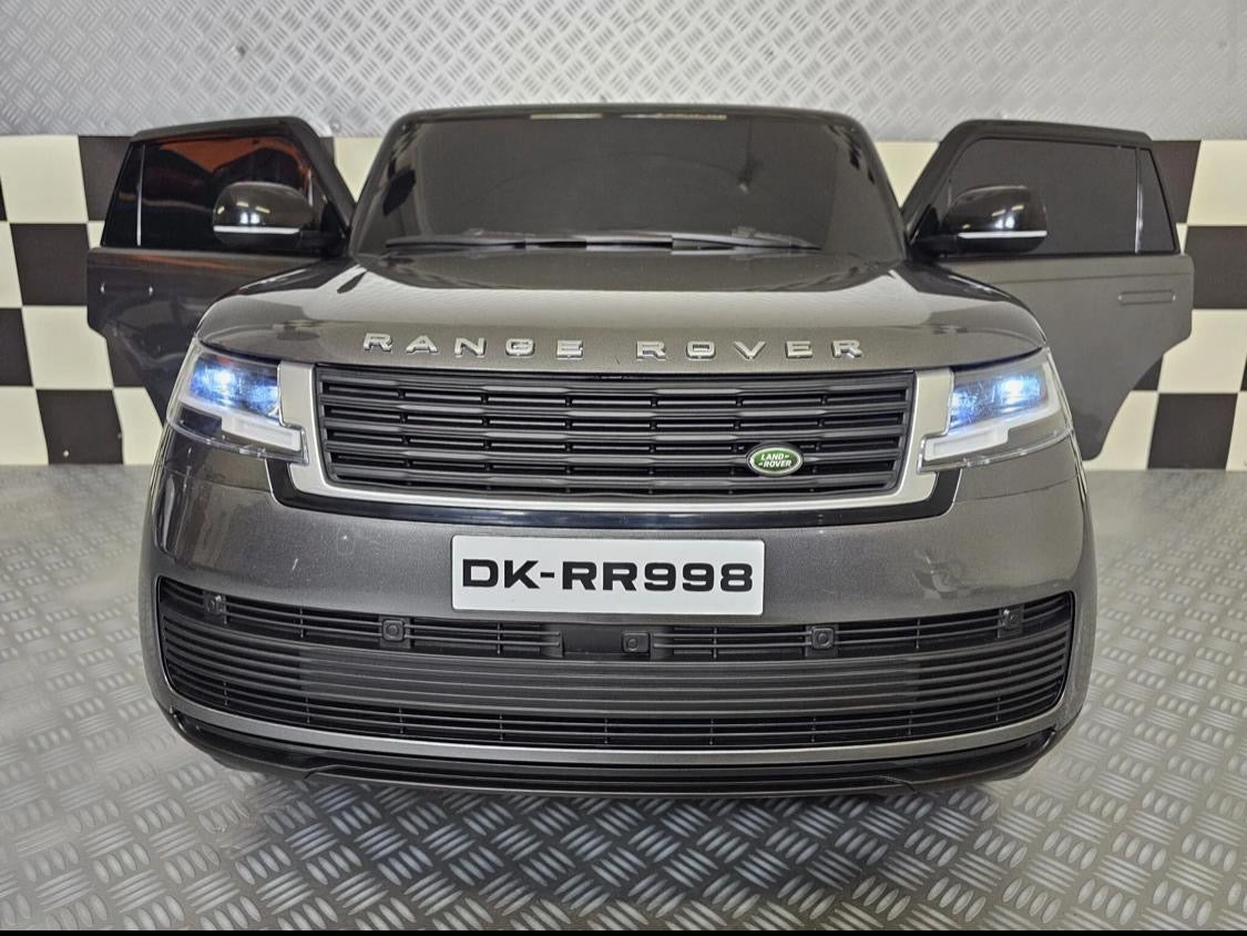 Auto elettrica per bambini Range Rover Vogue 24V grigio metallizzato
