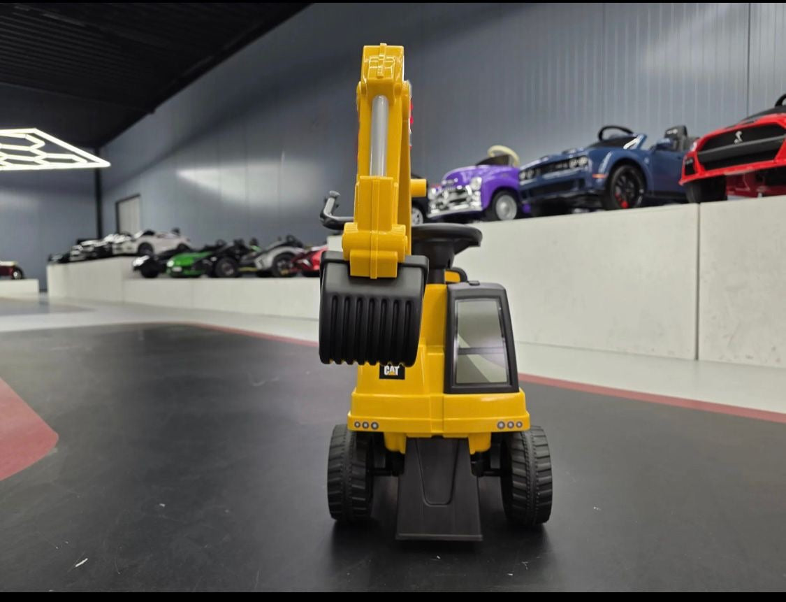 Escavatore cavalcabile Caterpillar per bambini