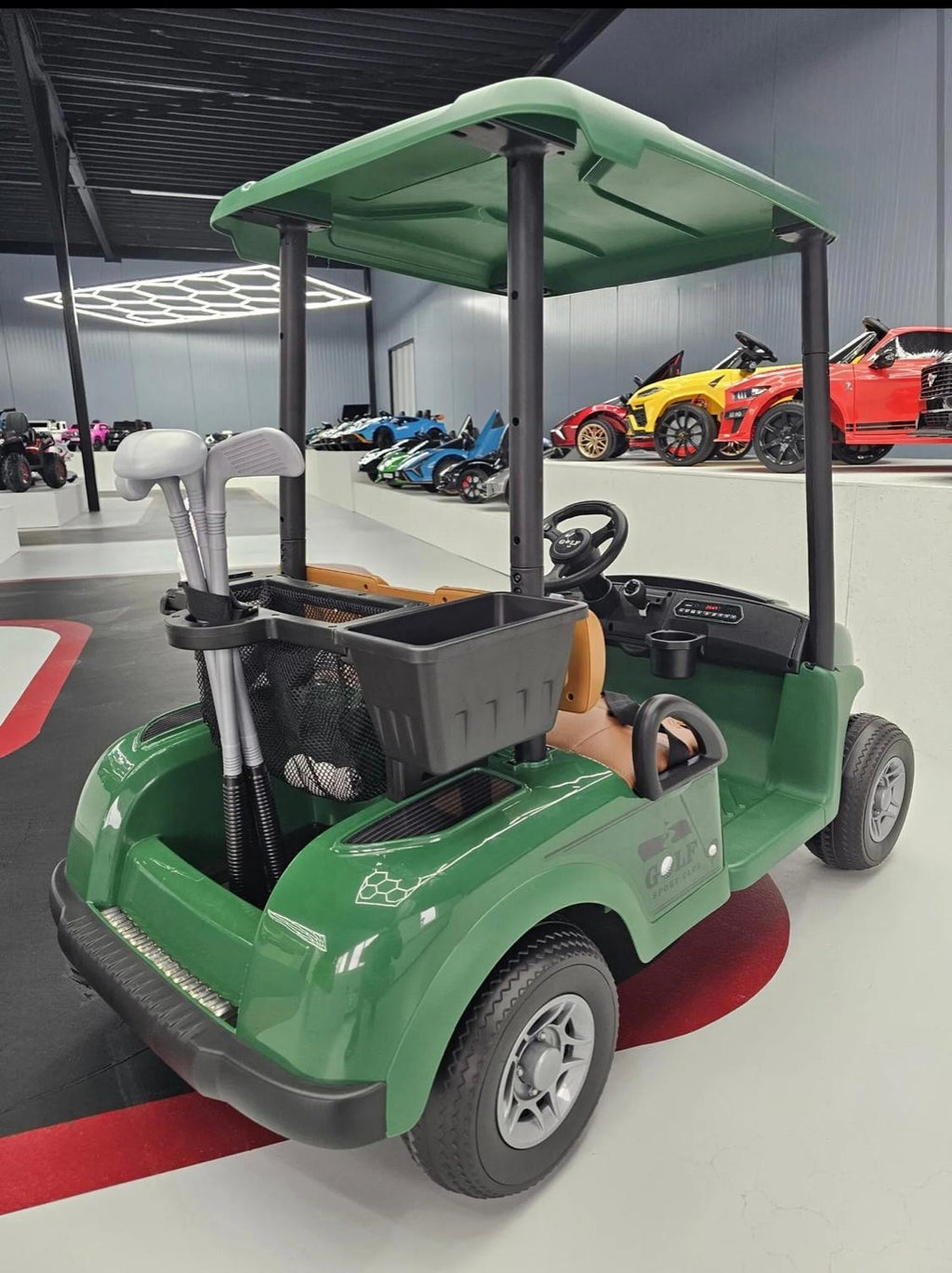 Golf cart elettrico per bambini 24V verde