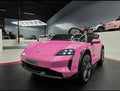 Auto elettrica per bambini Porsche Taycan 2 posti 24V rosa