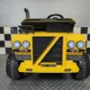 Dumper elettrico per bambini con telecomando 12V giallo