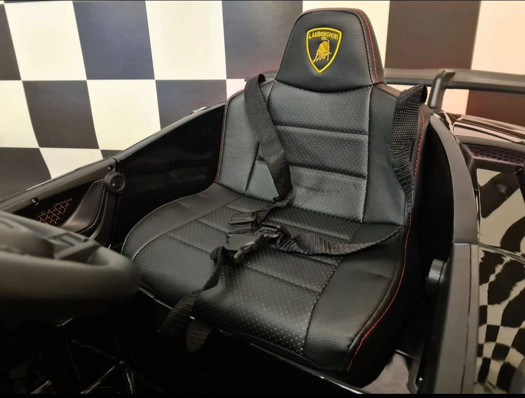 Auto elettrica per bambini Lamborghini Huracan 12V nero metallizzato