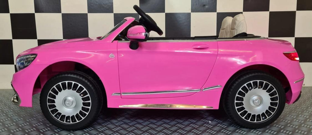 Mercedes Maybach S650 Elettrica per Bambini 12V Rosa