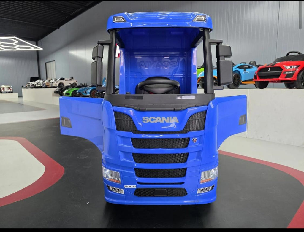 Camion elettrico per bambini Scania 12V blu