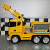 Camion gru elettrico Scania 12V giallo