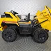 Dumper elettrico per bambini con telecomando 12V giallo