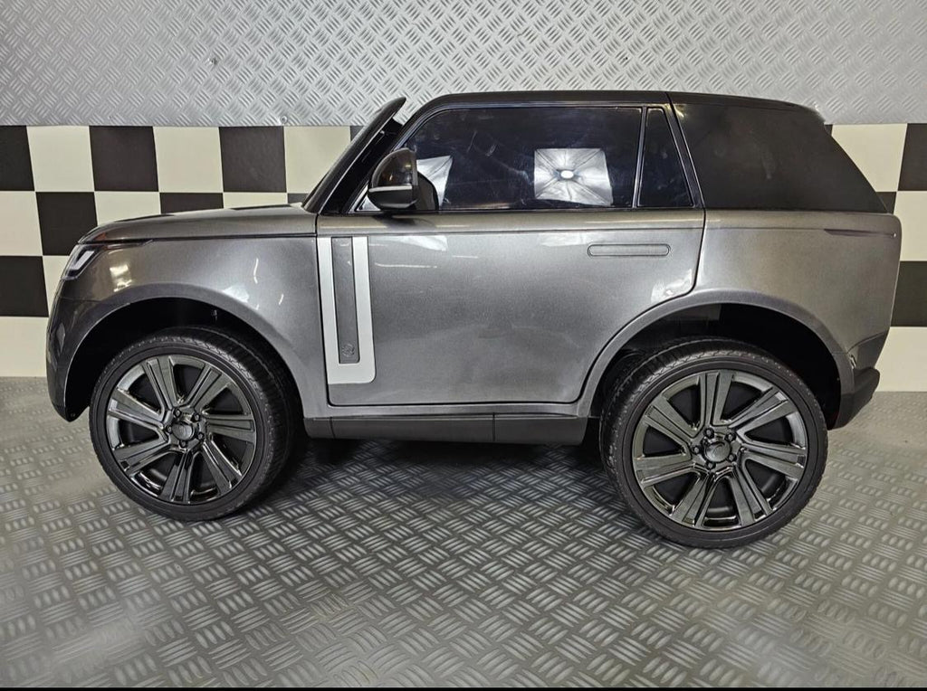 Auto elettrica per bambini Range Rover Vogue 24V grigio metallizzato