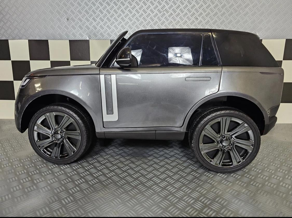 Auto elettrica per bambini Range Rover Vogue 24V grigio metallizzato