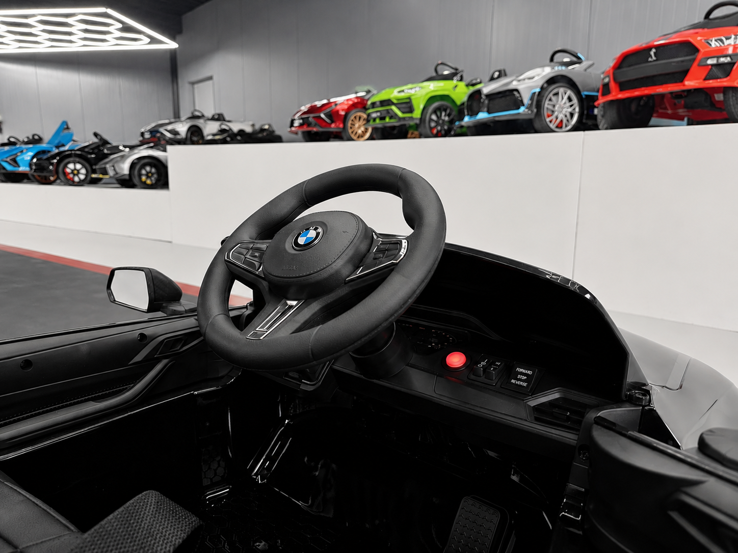 BMW M4 Elettrica per Bambini 12V Nero Metallizzato