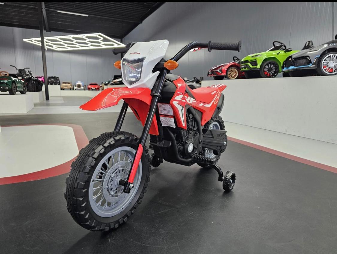 Moto elettrica Honda CRF per bambini 12V