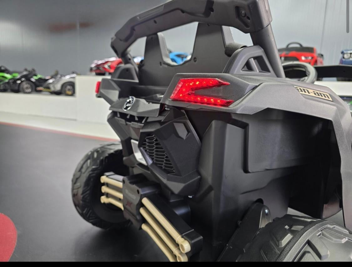 Buggy elettrico per bambini Can-Am Maverick 12V khaki