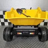 Dumper elettrico per bambini con telecomando 12V giallo