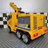 Camion gru elettrico Scania 12V giallo