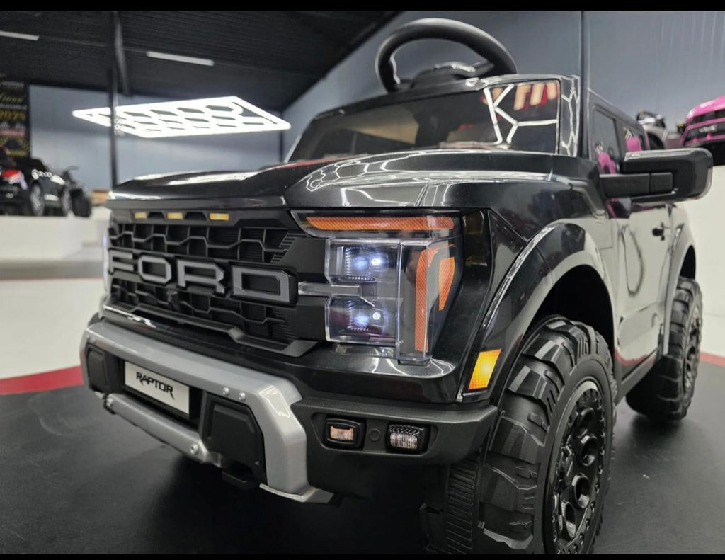 Auto elettrica per bambini Ford Raptor 1 posto 12V nera