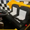 Dumper elettrico per bambini con telecomando 12V giallo
