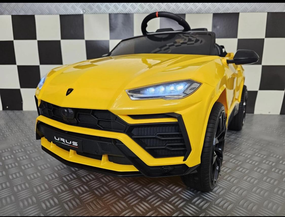 Auto elettrica per bambini Lamborghini Urus 12V gialla