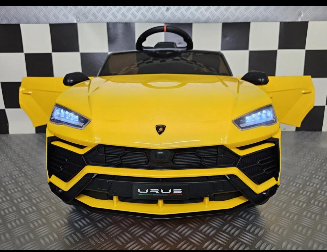 Auto elettrica per bambini Lamborghini Urus 12V gialla