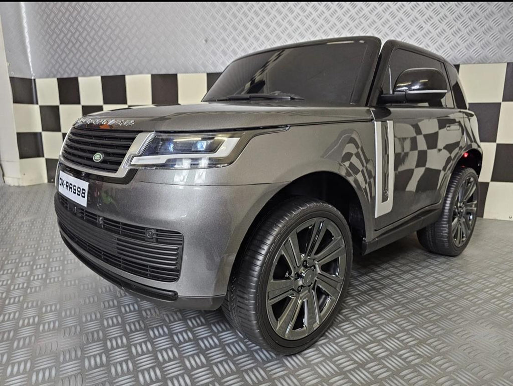 Auto elettrica per bambini Range Rover Vogue 24V grigio metallizzato