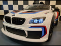BMW M6 GT3 Elettrica per Bambini 12V Bianca