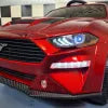 Ford Mustang Drift Elettrica per Bambini 24V Rosso Metallizzato