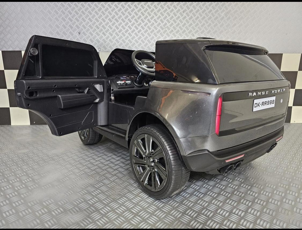Auto elettrica per bambini Range Rover Vogue 24V grigio metallizzato