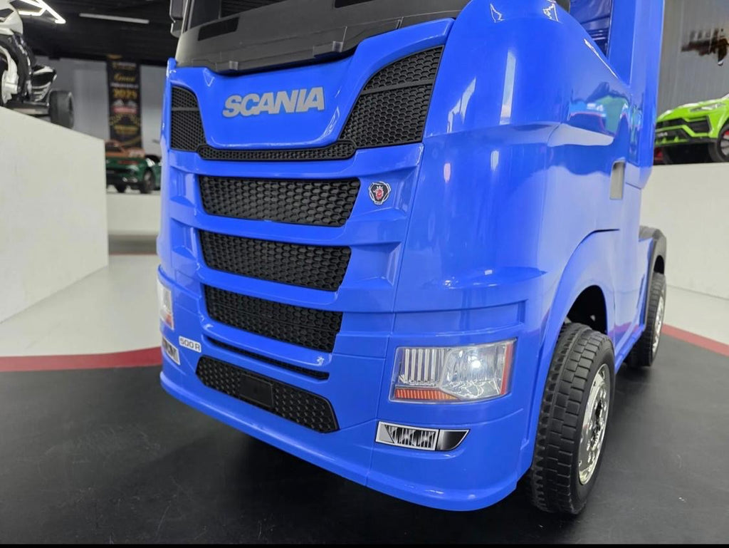 Camion elettrico per bambini Scania 12V blu