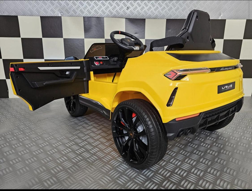 Auto elettrica per bambini Lamborghini Urus 12V gialla